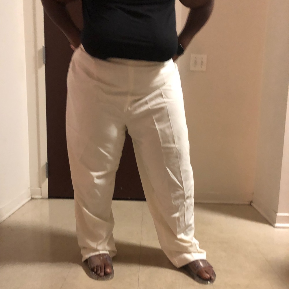 Cream dress pants size 24